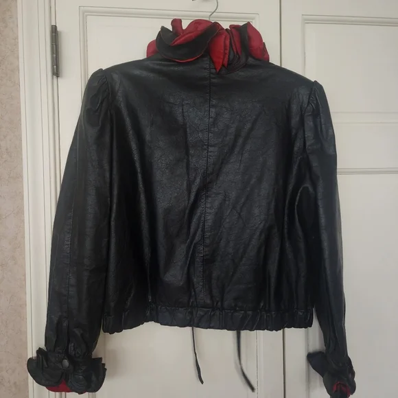 Marco Moroni Black 100% Leather Jacket.Made In Argentina. - Picture 6 of 12